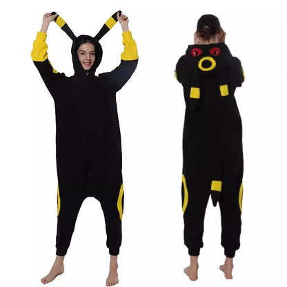 Pokémon Kigurumi Onesie — Pikachu, Gengar, Snorlax, Eevee, Squirtle, Umbreon Pajamas Cosplay Costume for Adults & Halloween Gift
