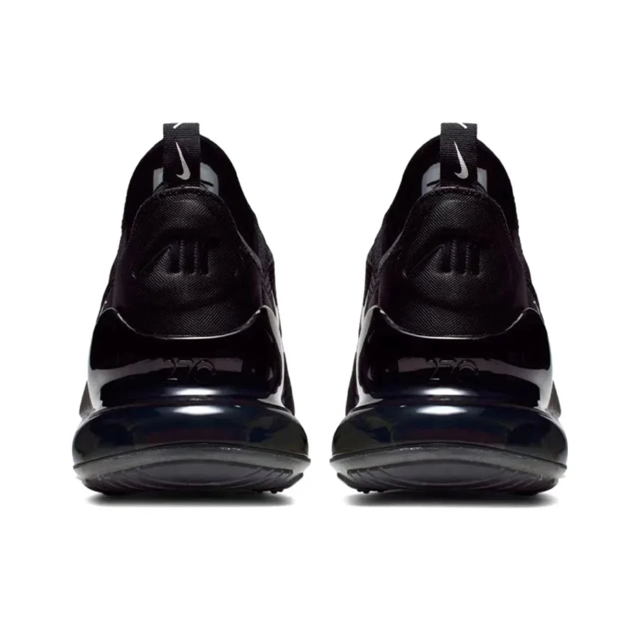Nike Air Max 270 Running Shoes – Mesh, Shock Absorption, Non-Slip, Abrasion Resistant, Unisex Black & White Low Top