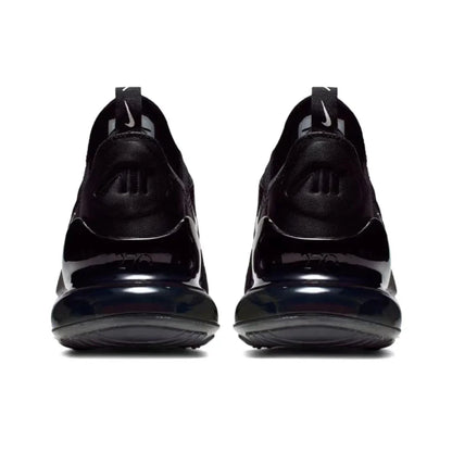 Nike Air Max 270 Running Shoes – Mesh, Shock Absorption, Non-Slip, Abrasion Resistant, Unisex Black & White Low Top