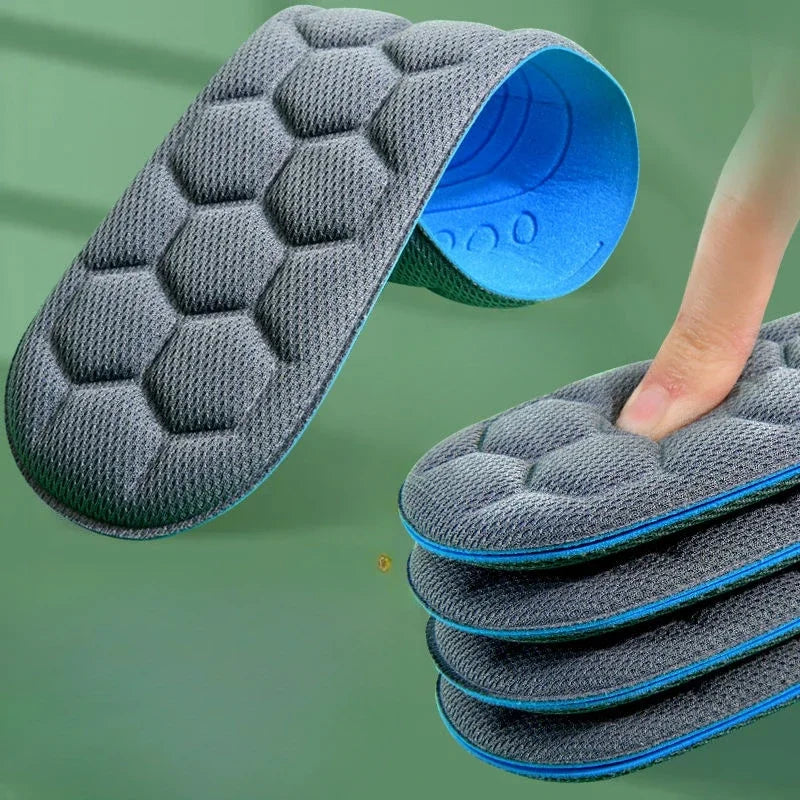 Unisex 5D Massage Insoles – Super Soft Sports Shoe Inserts for Feet, Arch Support, Orthopedic Running & Baskets Sole