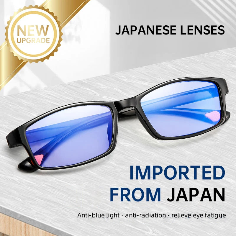 Ultralight Reading Glasses – Anti Blue-Light Presbyopic Eyewear for Hyperopia +1.0 to +4.0