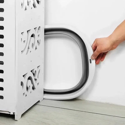 Portable Plastic Folding Wash Basin – Laundry Tub & Bath Basin for Adults and Babies, Kitchen & Bathroom Accessory