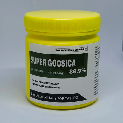 89.9% Super Goosica Tattoo Cream – Permanent Makeup, Microblading & Piercing Beauty Cream for Eyebrow, Lips & Liner, 500g