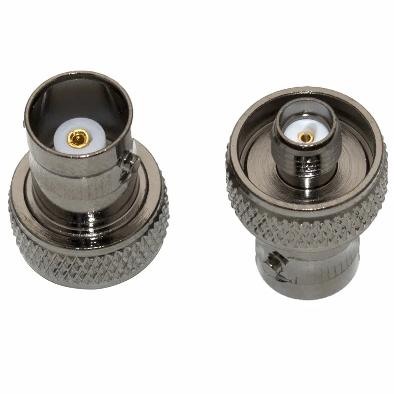 Black BNC Female to SMA Female Adapter – Antenna Connector for Baofeng UV-5R Series Radios (UV-5RA/5RB/5RC/5RD)