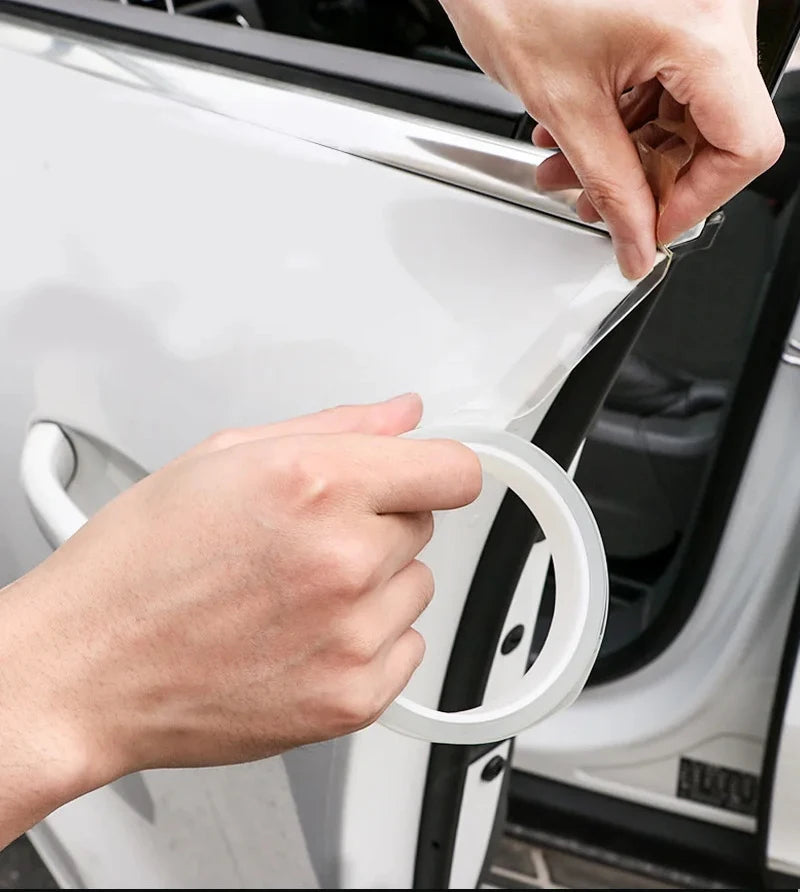 Transparent Car Door Protector – 3/5/10M Anti-Scratch Nano Tape, Glossy Clear Paint Protection Film