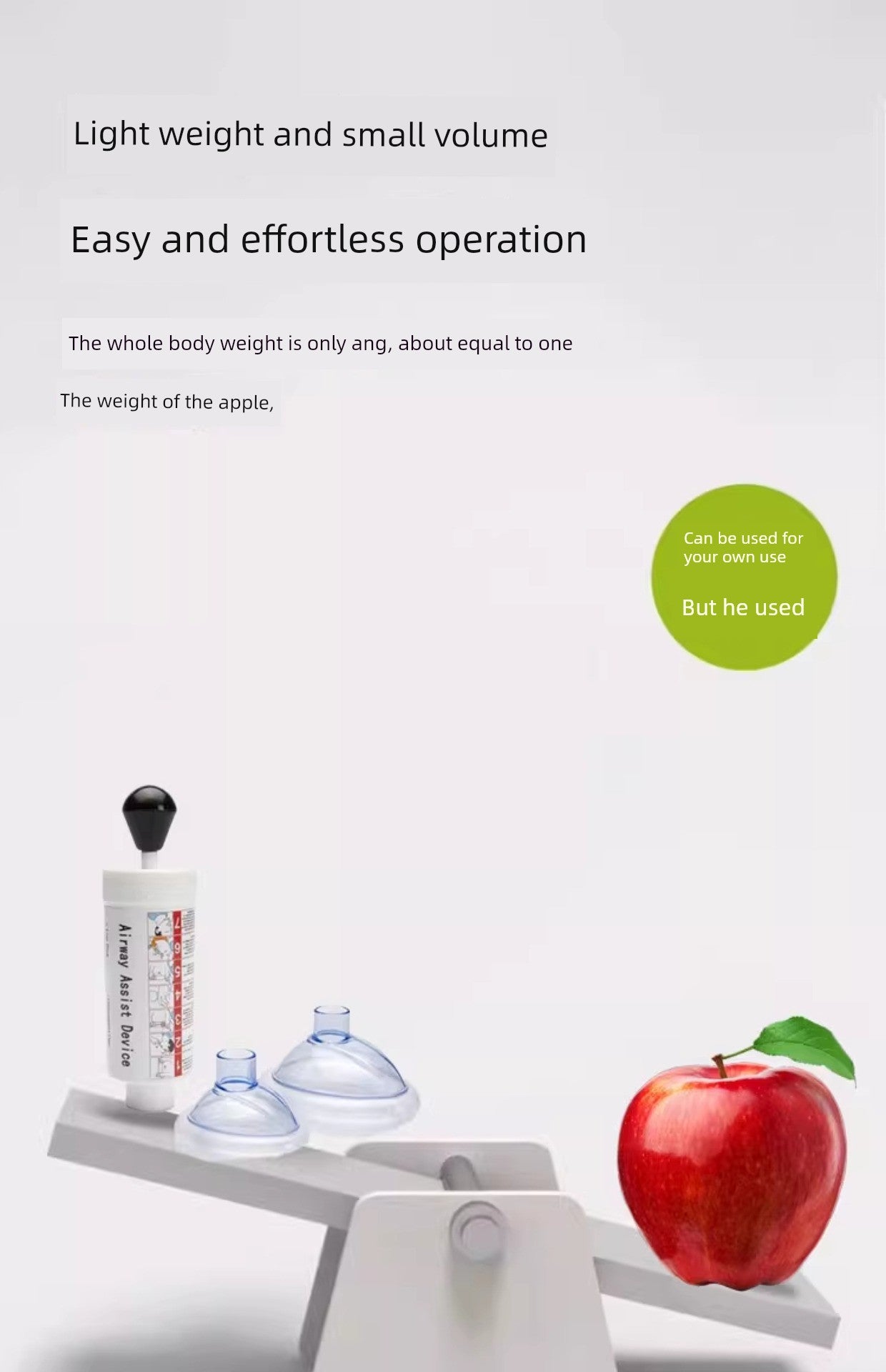 Anti-Choke First Aid Heimlich Device – Portable Anti-Suffocation Tool for Babies, Children & Elderly – Official Authentic Product