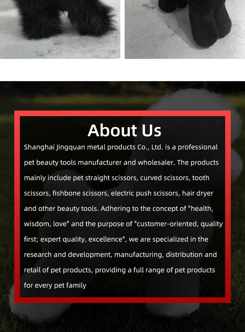 Pet Grooming Practice Poodle Model — Full Body Simulation Dog Mannequin for Grooming Training