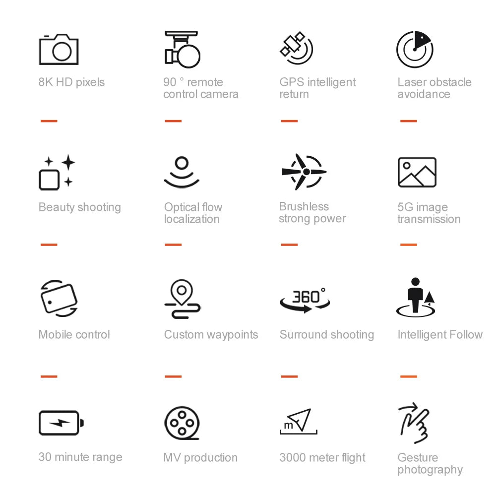 Xiaomi V198GPS Drone with 8K HD Camera – Foldable Brushless Quadcopter with Obstacle Avoidance & Optical ESC Aerial Tech