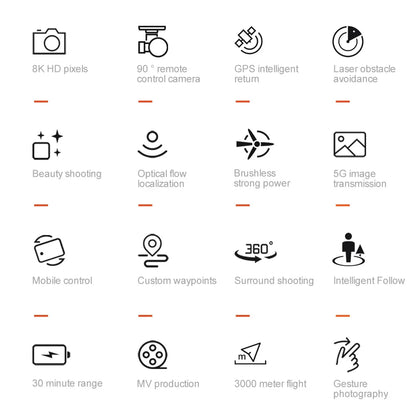 Xiaomi V198GPS Drone with 8K HD Camera – Foldable Brushless Quadcopter with Obstacle Avoidance & Optical ESC Aerial Tech