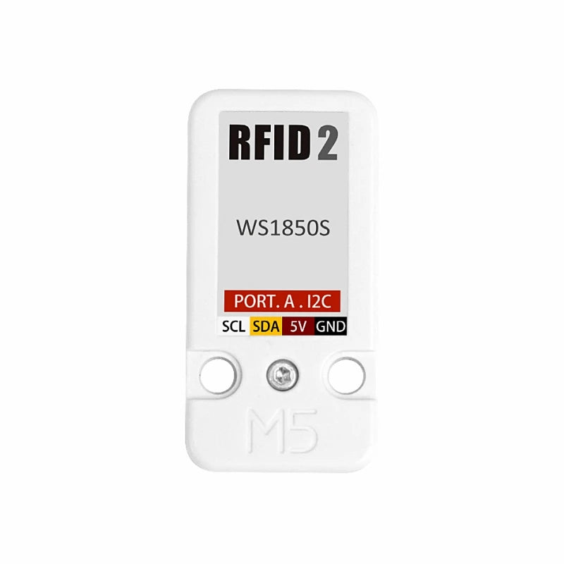 M5Stack Mini RFID Reader/Writer Unit WS1850S - 13.56MHz Frequency, Ideal for Access Control and Check-In Systems