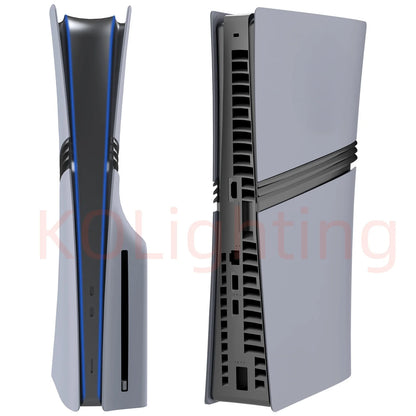 PS5 Pro 30th Anniversary Limited Edition – Grey Disc Edition Replacement Faceplate Shell with Logo & Sticker