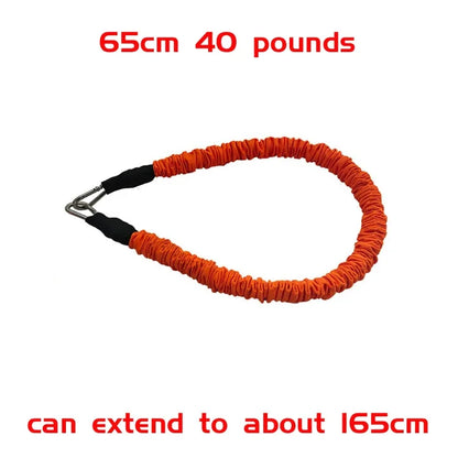 Thickened Latex Resistance Bands — 30/42/65/80cm Pull Rope for Gym, Fitness Training & Taekwondo (Customizable)