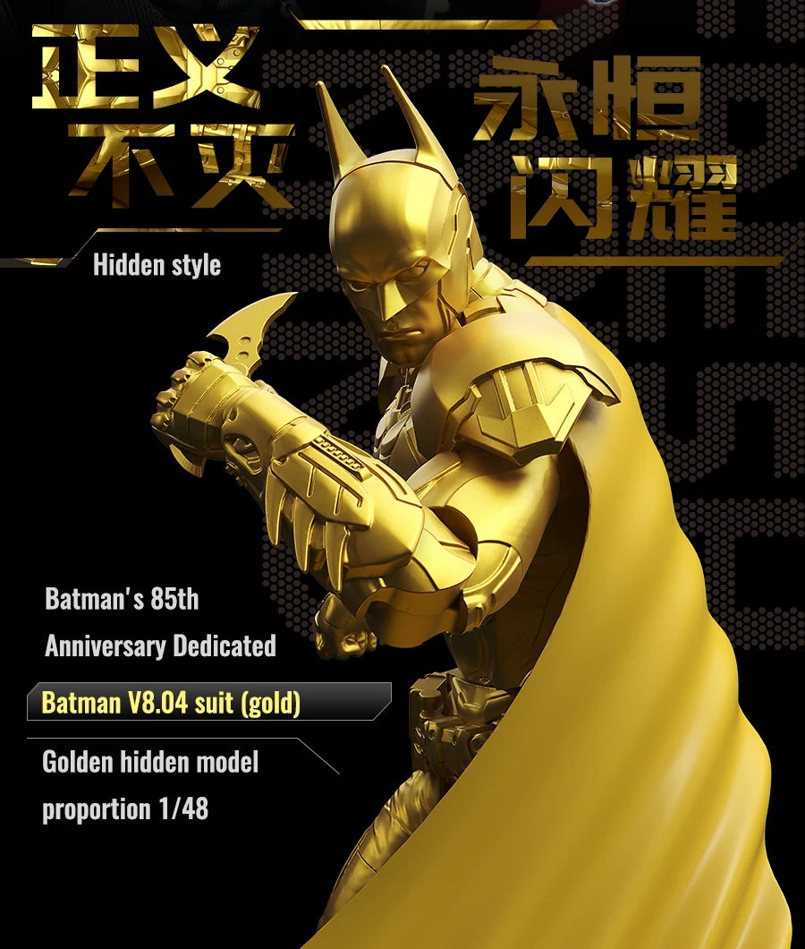 F5 Batman Arkham Knight Action Figures – 7 Styles, 10cm Blind Box Model Collectibles for Boys