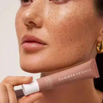 Summer Fridays Lip Balm – Moisturizing Vanilla Pink Sugar & Coffee Cake Scented Lip Gloss, Transparent Lip Oil Makeup