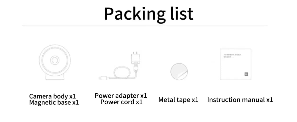 XIAOMI Smart IP Camera 2K HD — WiFi Home Security CCTV with Night Vision, AI Alarm & Voice Intercom