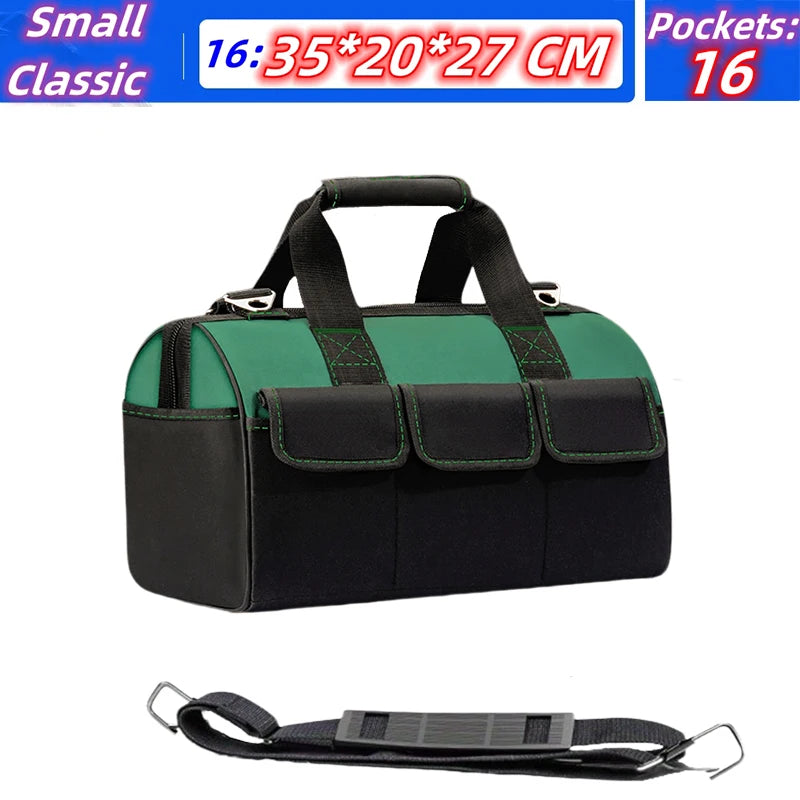 23-inch Large Capacity Waterproof Tool Bag – Thickened 1680D Oxford Electrician Storage