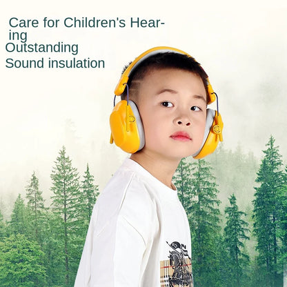 Kids Noise-Cancelling Earmuffs – Soundproof Headphones for Aircraft, Learning & Drums