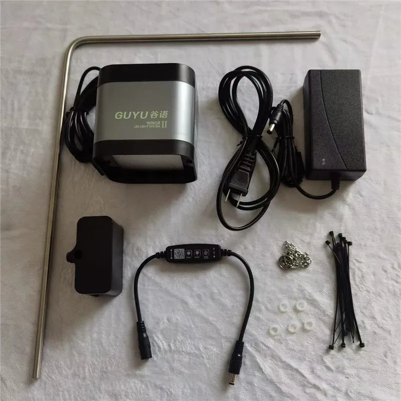 New Aquarium LED Water Grass Lamp - WRGB Full Spectrum 8500K, Explosive Algae Downlight for Fish Tanks, 25/35/65W