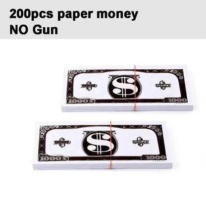 Money Shooting Gun Toy – Funny Party Game Pistol, Paper Banknote Shooter for Kids, Weddings, Birthdays & Party Fun