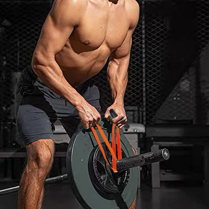 Heavy Duty Gym Pull Up Handles with Rubber Grip - Cable Machine Handles for Weightlifting and Gym Equipment - Durable and Comfortable