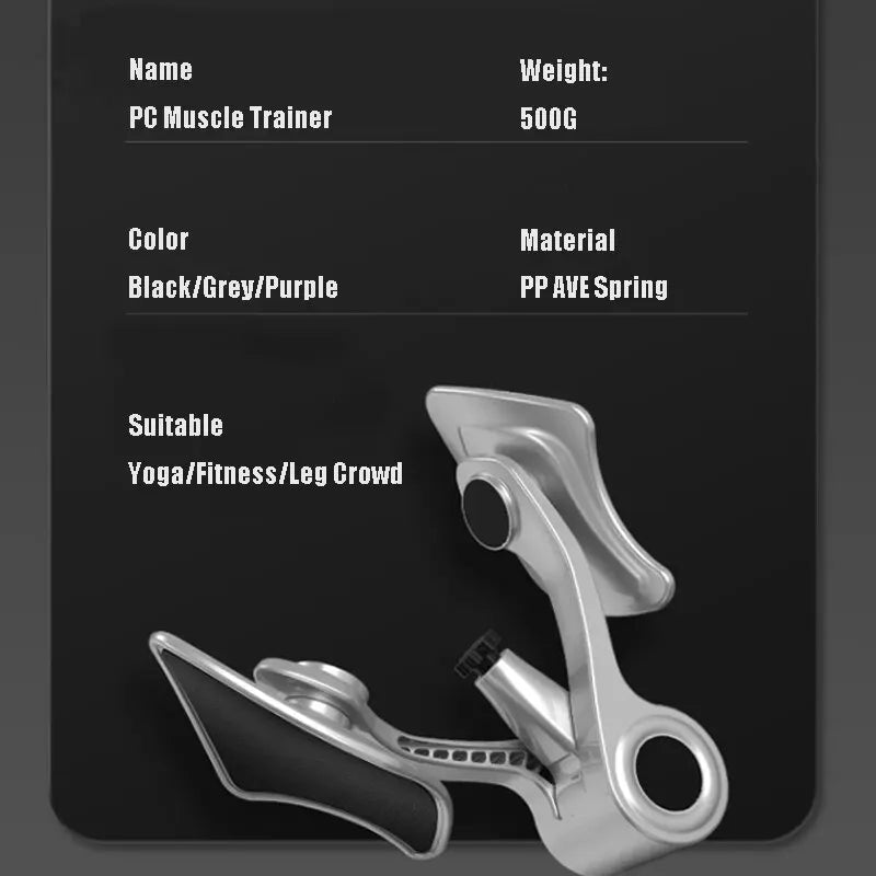 Pelvic Floor & Leg Beauty Training Device - Inner Thigh Exercise Equipment - Leg Clipping & Lacquer Device