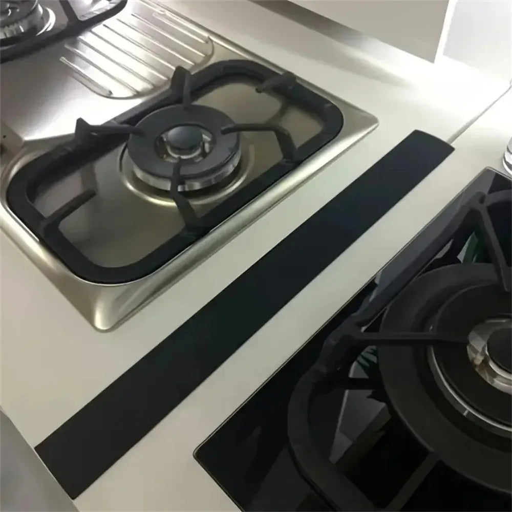 Silicone Gap Strip for Kitchen – Gas Stove Sealing, Anti-Oil & Anti-Stain Silicone Seal Insert