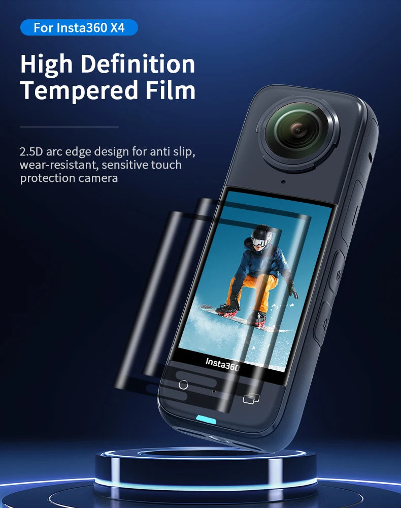 Insta360 X4 Premium Glass Lens Guard Protector for ONE X4 – Accessories for Insta360 ONE X4