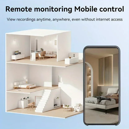 Mini WiFi Wireless Home Security Camera – Mobile Remote, Indoor Plug-In, HD, Multi-Scenario Use