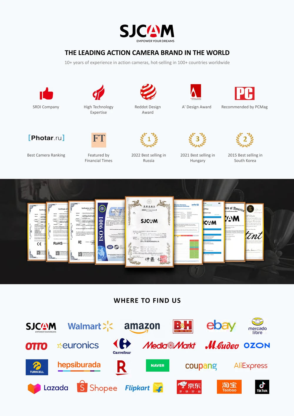 SJCAM C300 4K Action Camera – 30FPS Pocket Sports Cam with 6-Axis GYRO Stabilization, Long Battery, 5G WiFi, and Remote Control