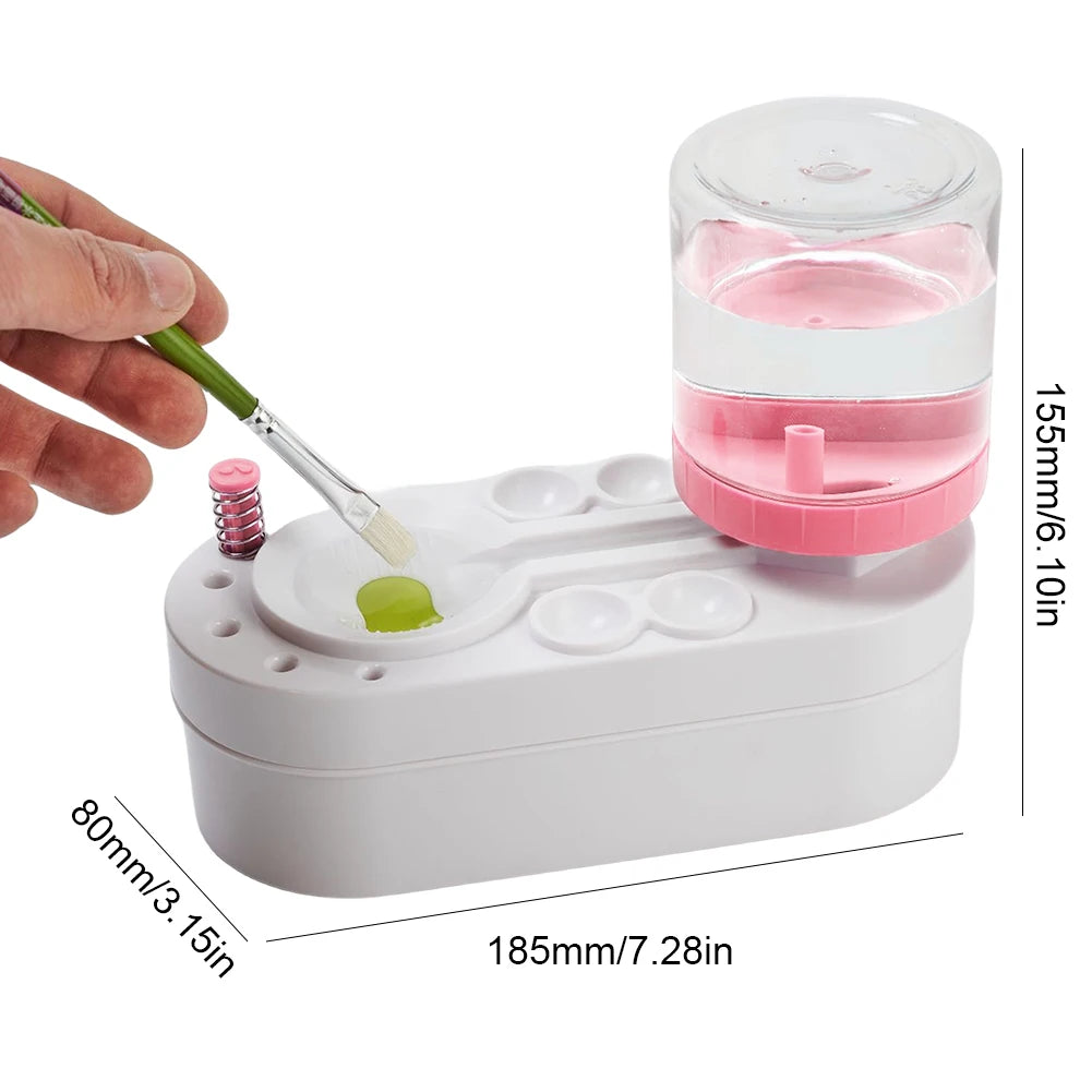 Automatic Paint Brush Washer with Drain Button – Water Circulation Cle ...
