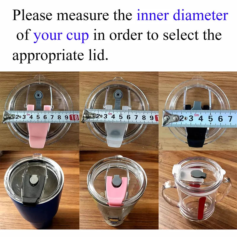 Y-Sealing Cup Lid — 12/16/20/30oz Spill-Proof Replacement for Ozark Trail, RTIC & Yeti