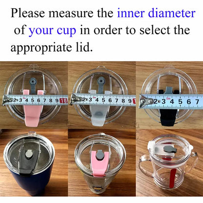 Y-Sealing Cup Lid — 12/16/20/30oz Spill-Proof Replacement for Ozark Trail, RTIC & Yeti