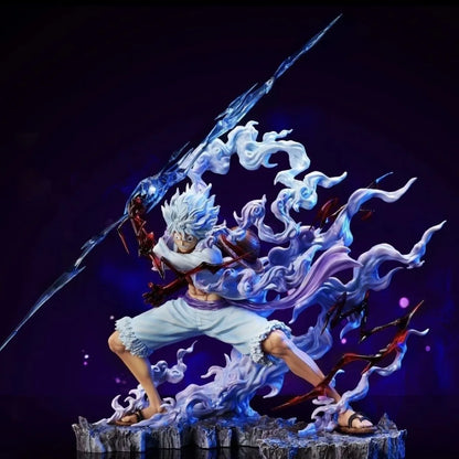 25cm Raiden Five Gear Nica Lightning Luffy Action Figure – Collectible Model Statue, Doll Toy, Decoration Gift