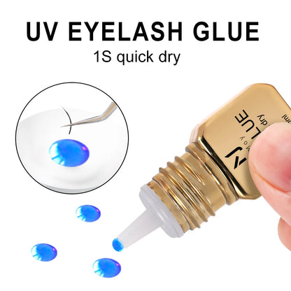 JOMAY UV Eyelash Glue 4 Colors – Fast-Dry, Strong, Long-Lasting & Waterproof Adhesive