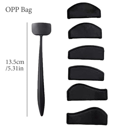 6-in-1 Silicone Eyeshadow Pads & Stencils - Eye Makeup Stamp & Applicator, Eyeliner Stencils Beauty Tools