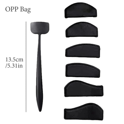 6-in-1 Silicone Eyeshadow Pads & Stencils - Eye Makeup Stamp & Applicator, Eyeliner Stencils Beauty Tools