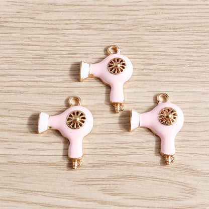 10PCS Cute Enamel Lips & Lipstick Charms – Pendants for Jewelry Making, Earrings, Necklaces & Bracelets DIY Crafts