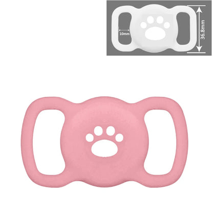 Airtag Dog Collar Holder – Silicone Protective Case for Apple AirTag, Full Body Cover Fits All Collar Sizes