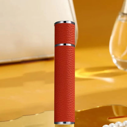 10ML Refillable Leather Perfume Bottle – Glass Atomizer with Ultra-Fine Mist for Travel