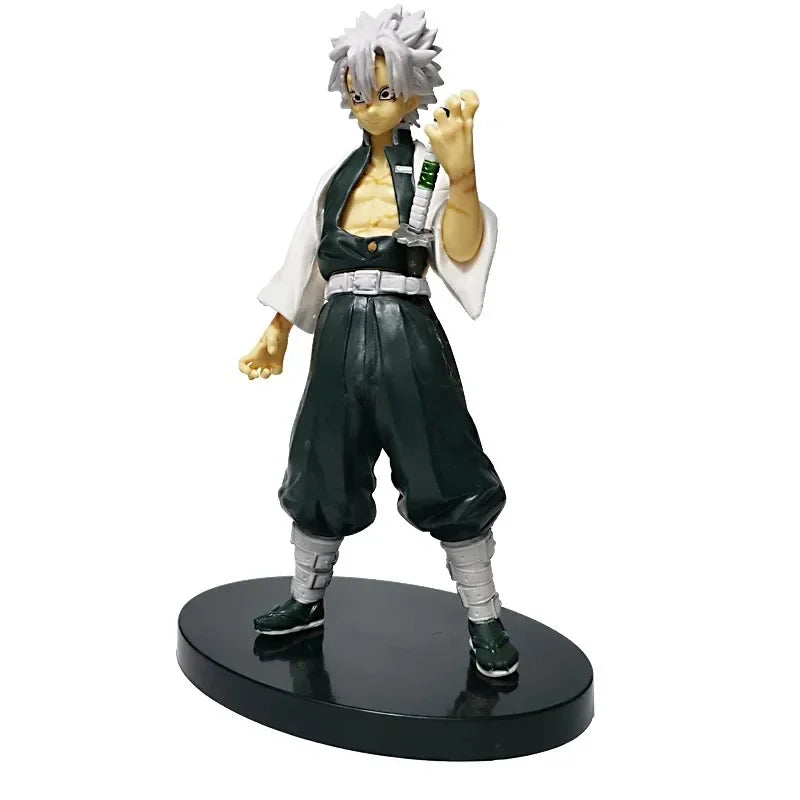 Demon Slayer Anime Figures – Kimetsu No Yaiba Tanjiro Nezuko Zenitsu Inosuke Action Doll Toys