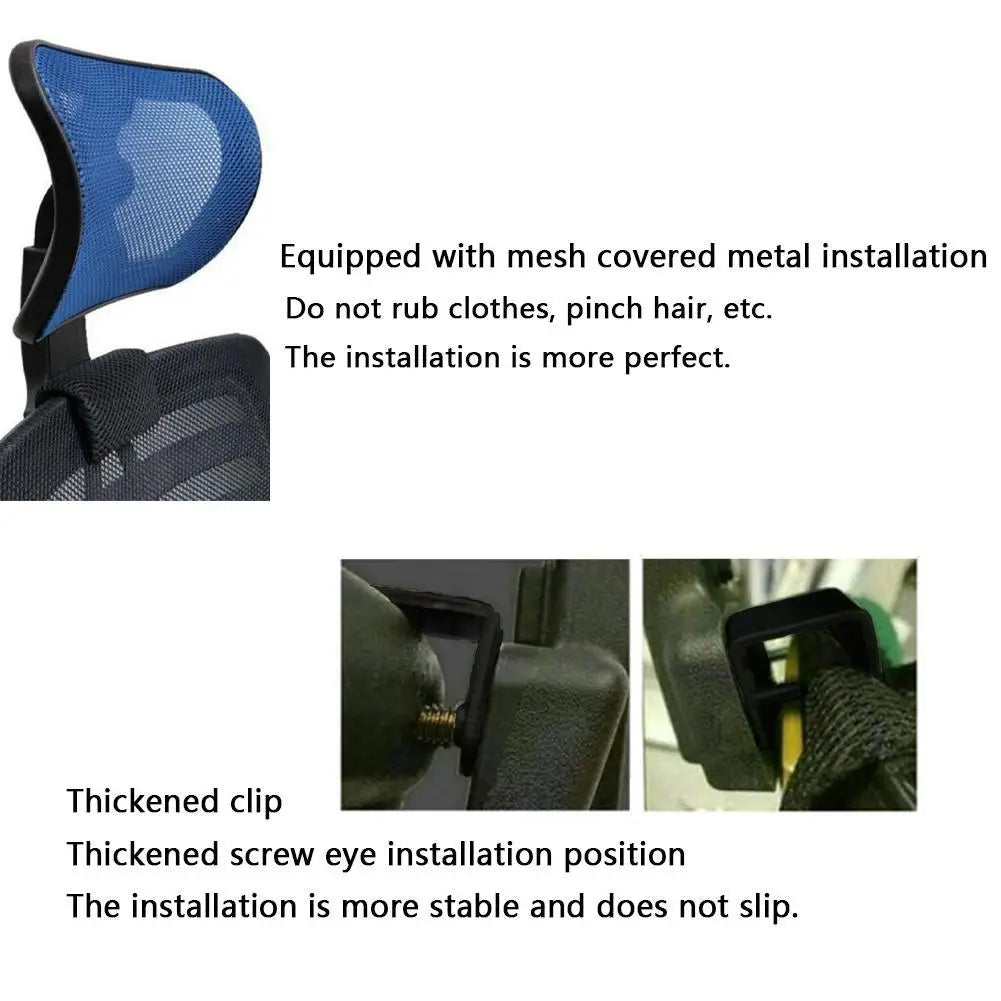 Adjustable Computer Chair Headrest Pillow, Neck Protection for Office ...