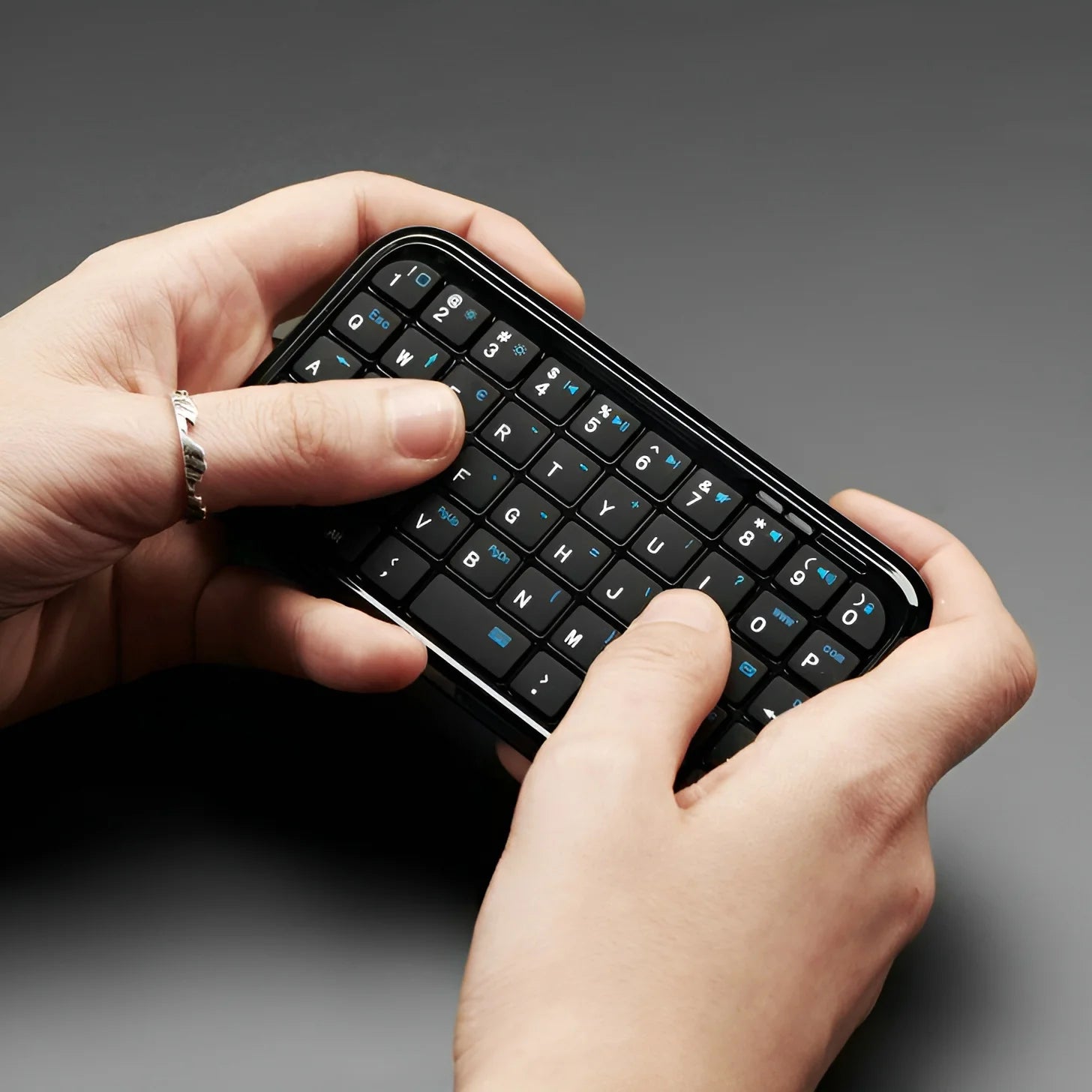 Mini Rechargeable Type-C Bluetooth 3.0 Keyboard – Slim 49-Key Wireless ...