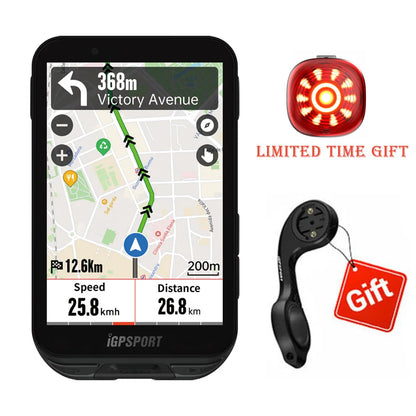 iGPSPORT iGS800 Touchscreen Bike Computer - Professional GPS, Map Navigation, WiFi, ANT+, 50H Battery Life