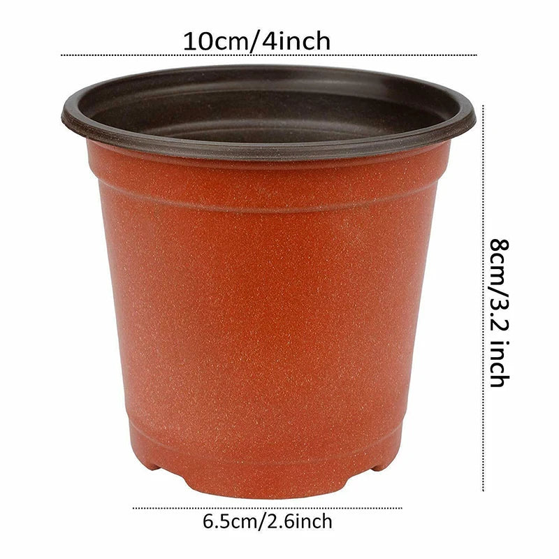 75Pcs Flexible Plant Nursery Pots | Plastic Flower Containers for Succulents, Seedlings, and Cuttings