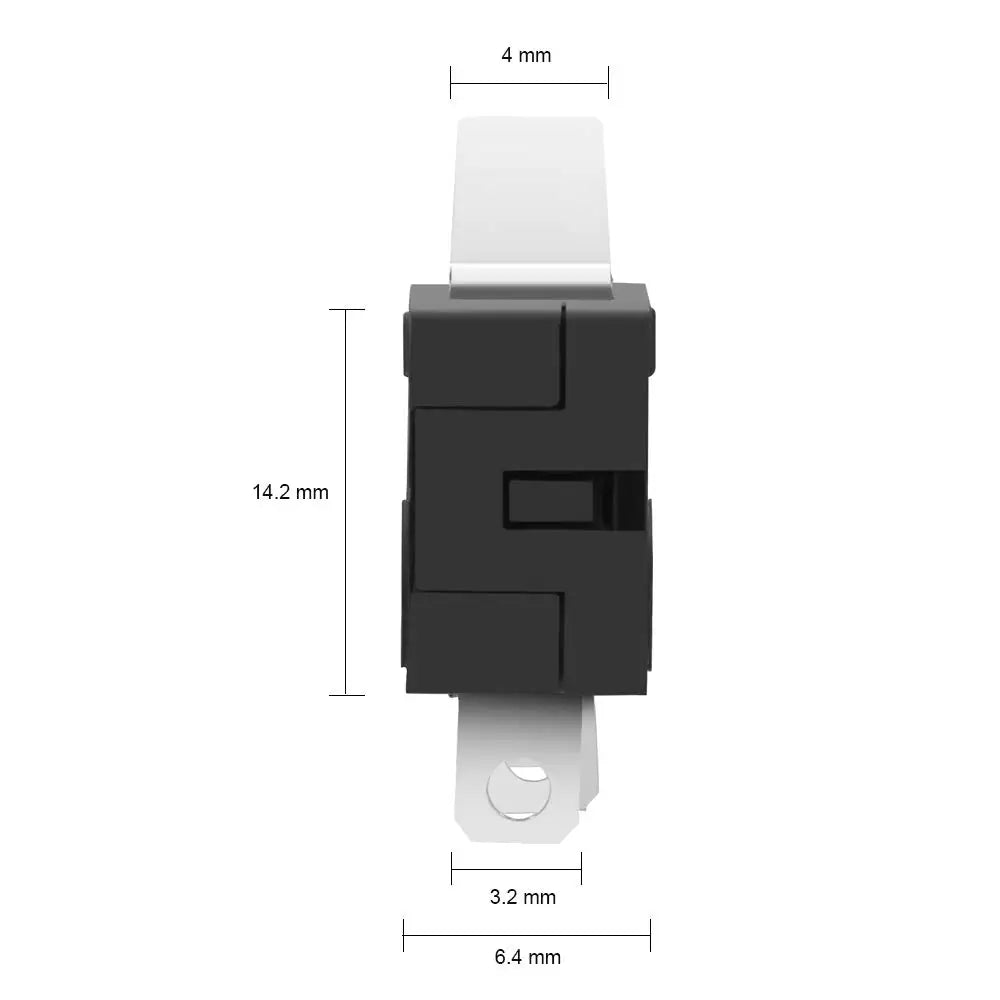 5Pcs Mini Micro Limit Switch - 5A 125/250V AC SPDT with Short Lever Arm & Snap Action Button