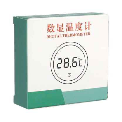 Aquarium Self-Adhesive LCD Thermometer – Digital Mini Fish Tank & Terrarium Temperature Monitor with Large Screen