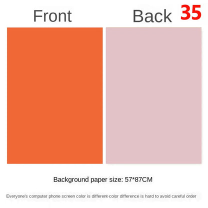 Photography Backdrops 57x87cm – Double-Sided Solid Color Photo Background for Studio, Newborn & Product Photography