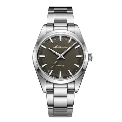 ADDIESDIVE Men's Luxury Quartz Watch – VH31, 100m Waterproof, Green AR Coating, Luminous, 316L Stainless Steel, 36mm