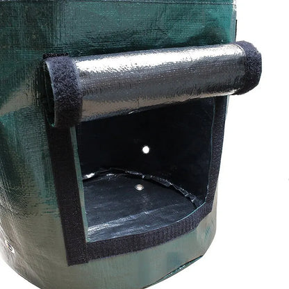 Thicken PE Fabrics Garden Potato Grow Bag - Vegetables Planter Tub with Handles and Access Flap - Ideal for Gardening
