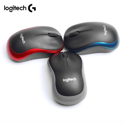 Logitech M185 Silent Wireless Mouse - 1000DPI, 2.4 GHz USB, 3-Button Optical Gaming Mice for PC/Laptop